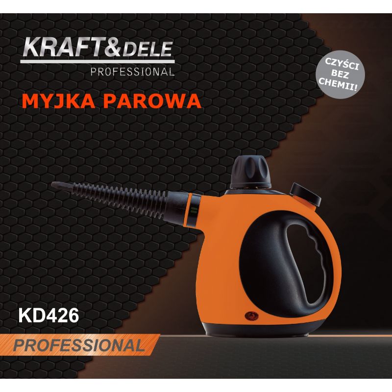 Poręczna myjka parowa 1100W / 350 ml KD426