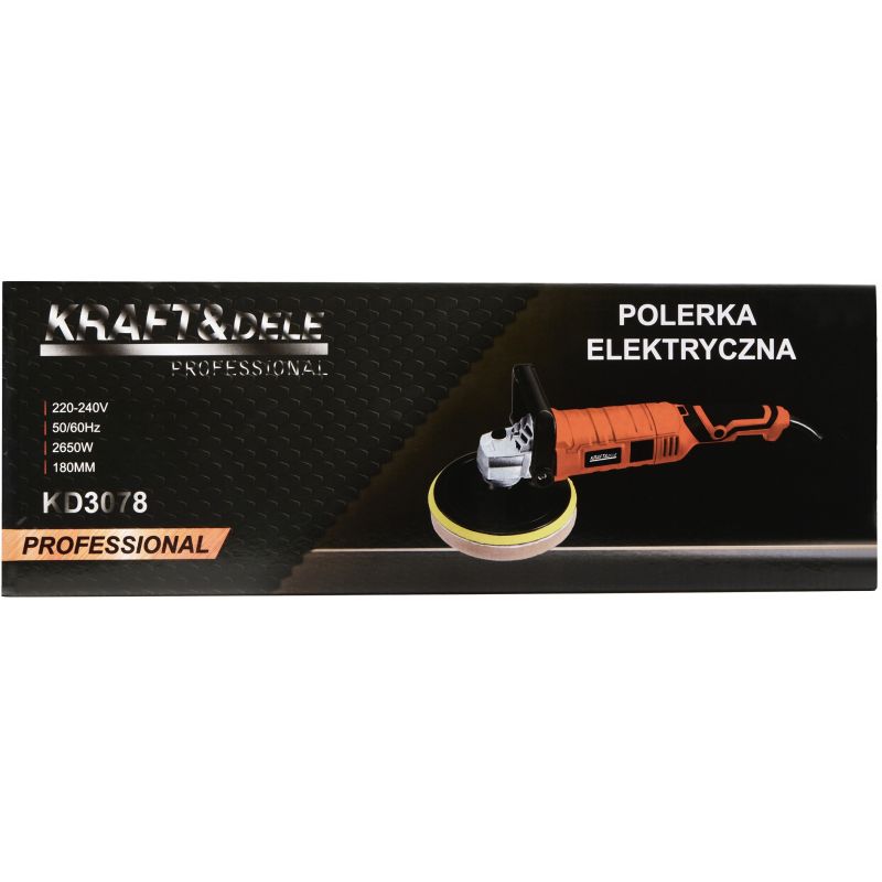 Polerka elektryczna 2650W 180mm 800-3300rpm KD3078