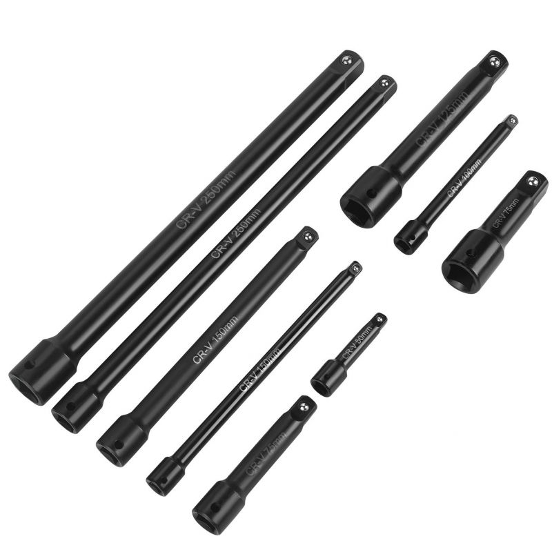 Zestaw przedłużek udarowych 9el. 1/4" 3/8" 1/2" KD12532