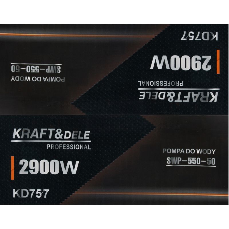 Pompa do wody z rozdrabniaczem 2900W / 2" KD757