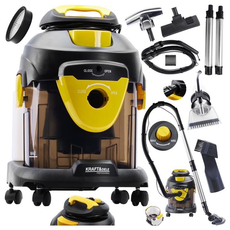 Odkurzacz przemysłowy na sucho i mokro 1400W KD481