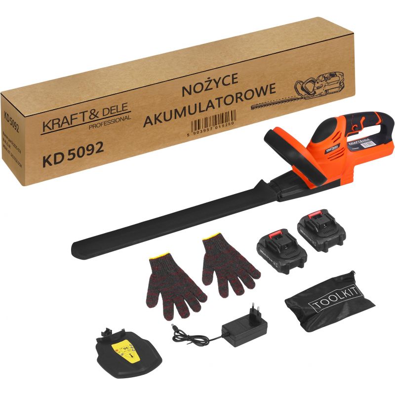 Nożyce akumulatorowe 21V 2000mAh zestaw KD5092