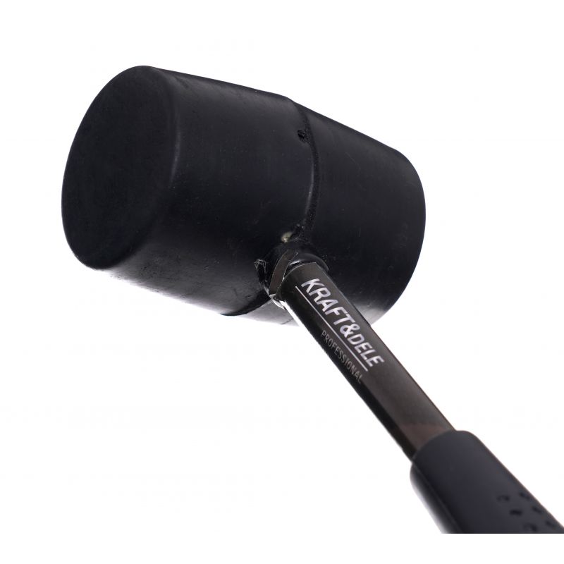 Młotek gumowy z metalową rączką 120z KD901