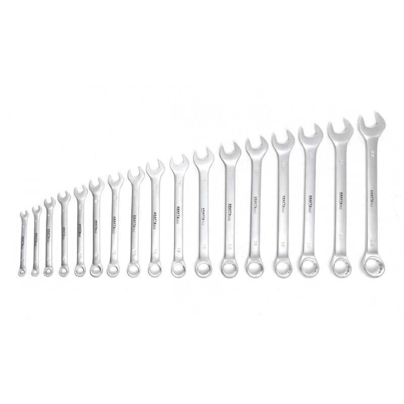 Klucze płasko-oczkowe 17el. KD10933