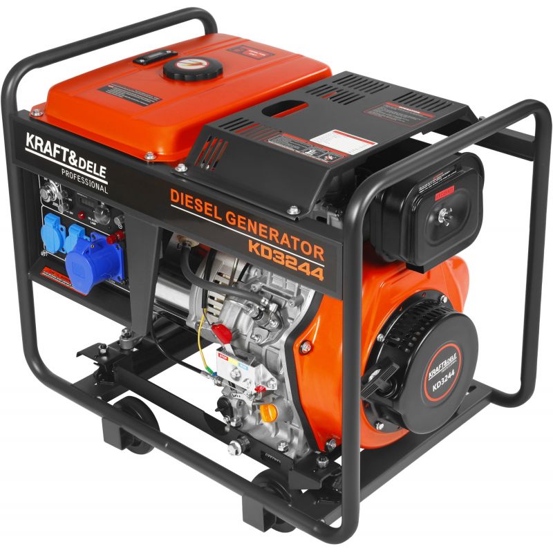 Generátor 7kW Diesel 230V 32A KD3244