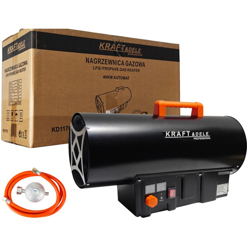 Nagrzewnica gazowa 40kW Termostat / Reduktor KD11701