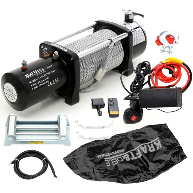 Wyciągarka - Wciągarka elektryczna KD1565 12000LBS 12V