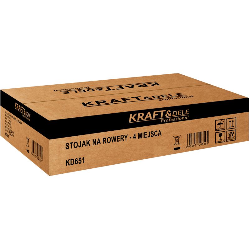 Stojak na rowery - 4 miejsca KD651