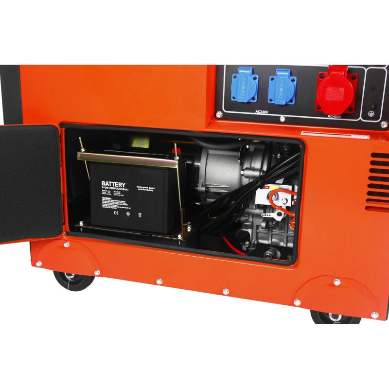 Agregat Prądotwórczy 230V 400V 7kW 16KM Diesel + ATS KD3241