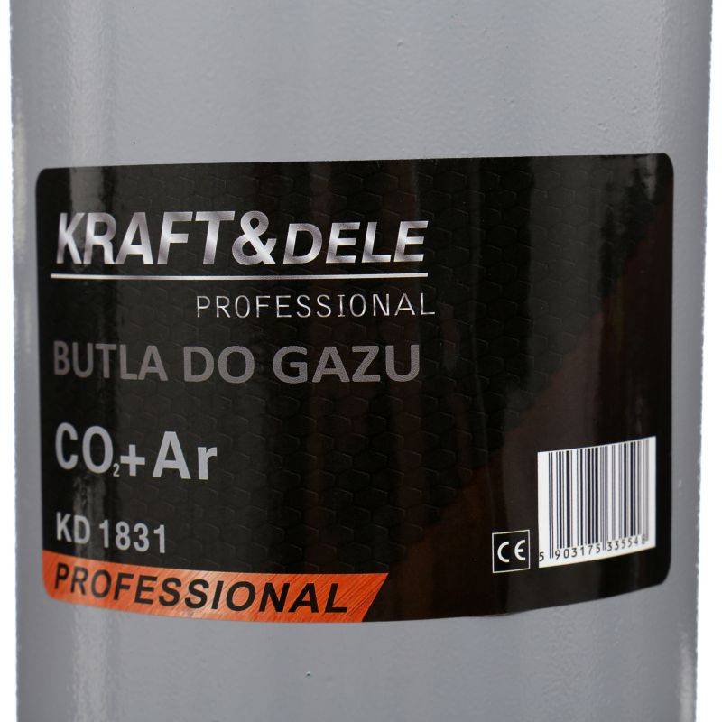 Kraft&amp;dele butla gazowa CO2 pusta 8 litrów