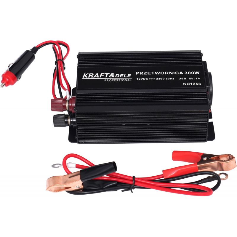 Przetwornica 12V na 230V 300W / 600W skorygowana sinusoida KD1258