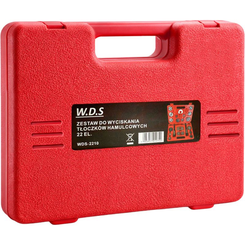 Zestaw do wyciskania tłoczków hamulcowych 22el. WDS2210