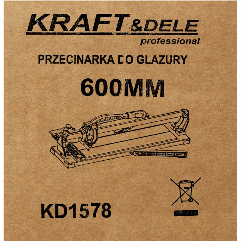 Przecinarka do glazury 600mm/16mm/175mm KD1578