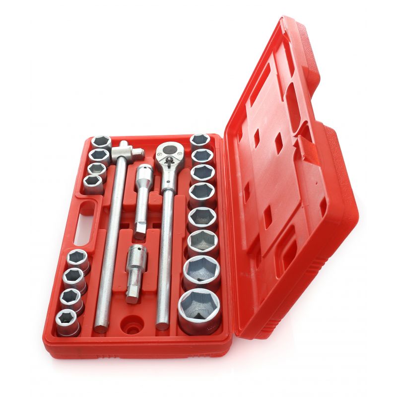 Klucze Nasadowe 3/4 Duże Nasadki KD304 SZEŚCIOKĄTNE 21EL