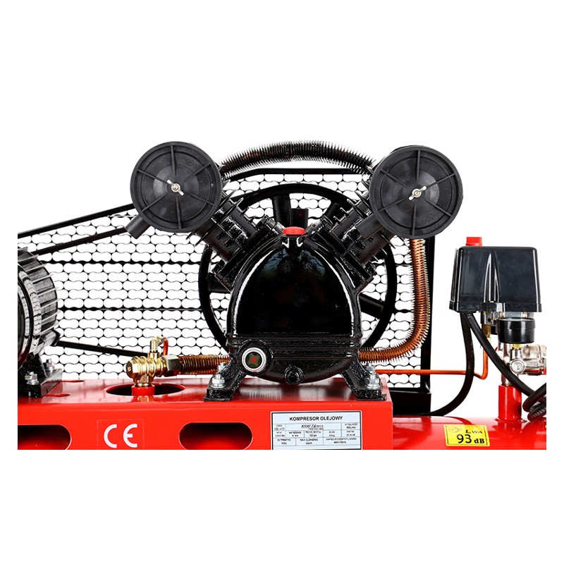 Kompresor Olejowy 200L 2 Tłoki 400V KD407