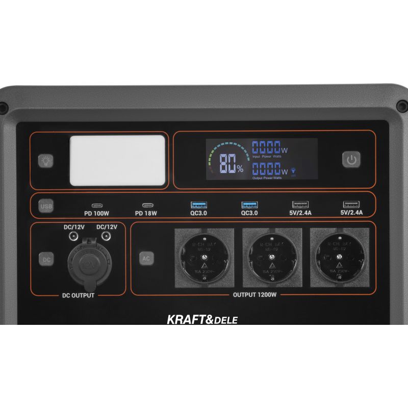 Przenośna stacja zasilania 1152Wh 45Ah / 25.6V KD5532