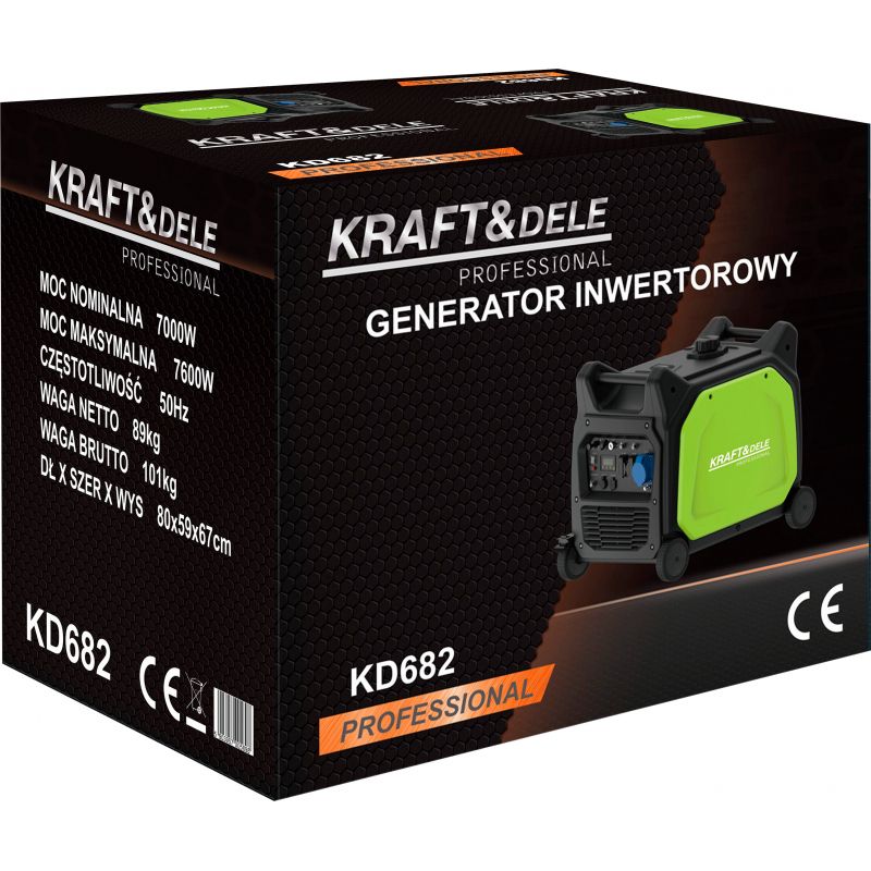 Invertorový generátor 7,6 kW KD682