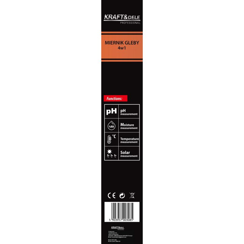 Miernik gleby 4w1 KD11408