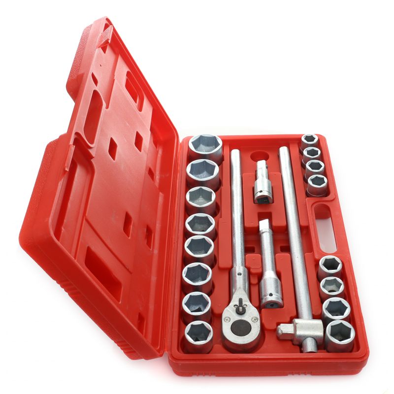 Klucze Nasadowe 3/4 Duże Nasadki KD304 SZEŚCIOKĄTNE 21EL