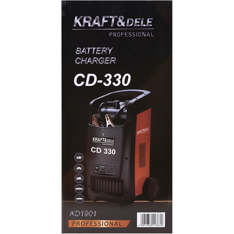 Prostownik z rozruchem 180A 12/24V KD1901