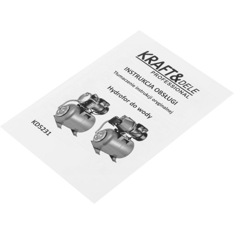 Hydrofor elektryczny do wody 50L 1300W 6000L/h KD5231