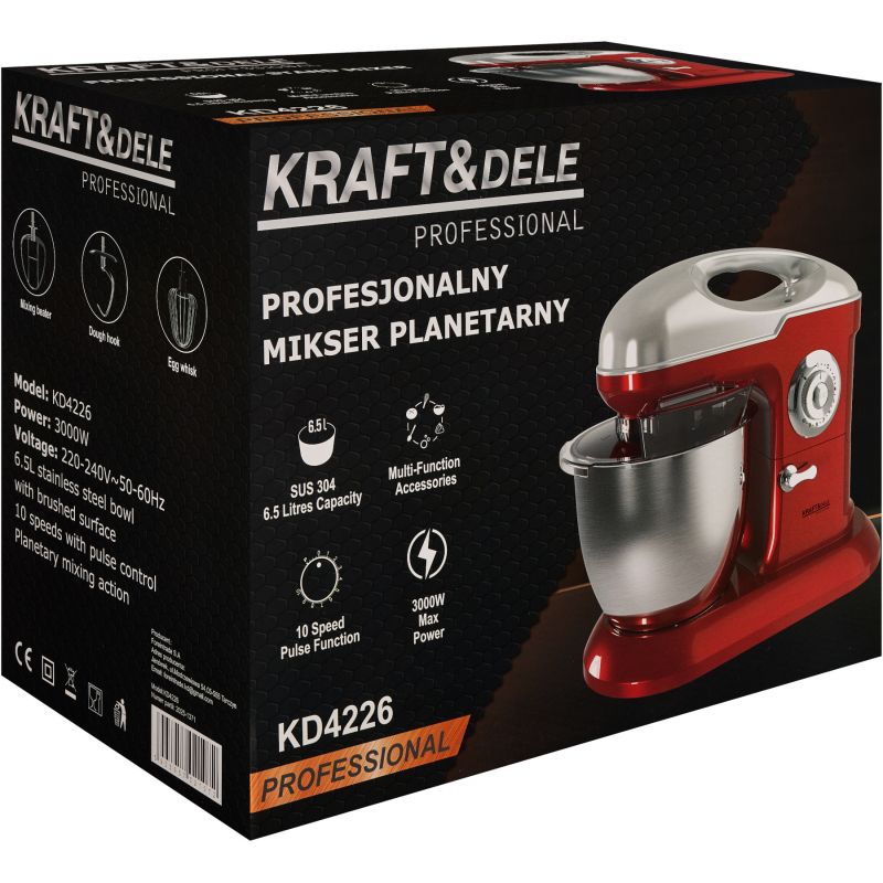 Robot kuchenny 3000W 6,5L - 10 trybów KD4226