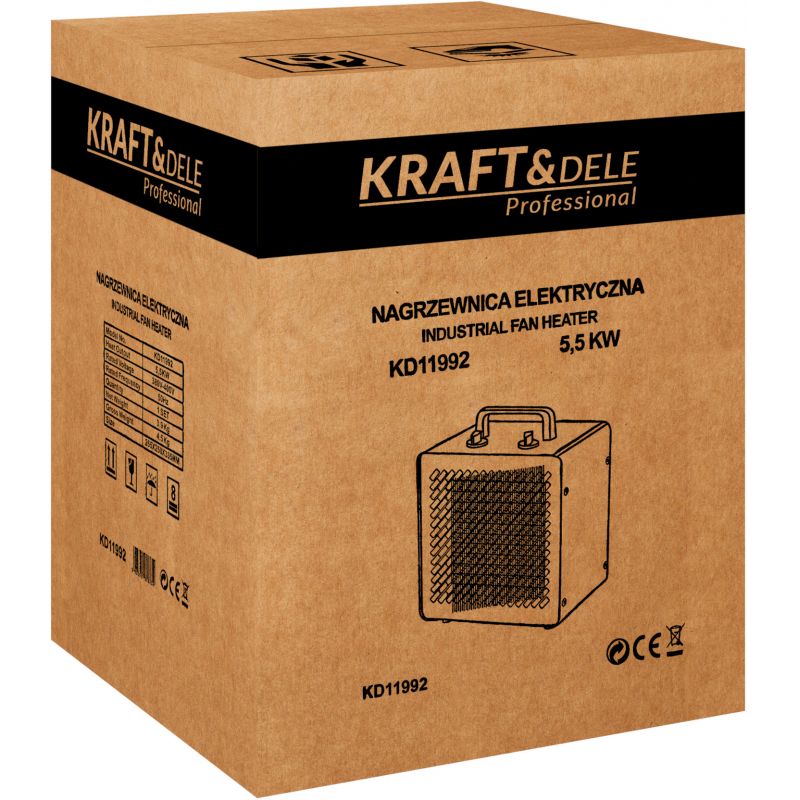 Elektrický ohrievač 5500 W, model KD11992