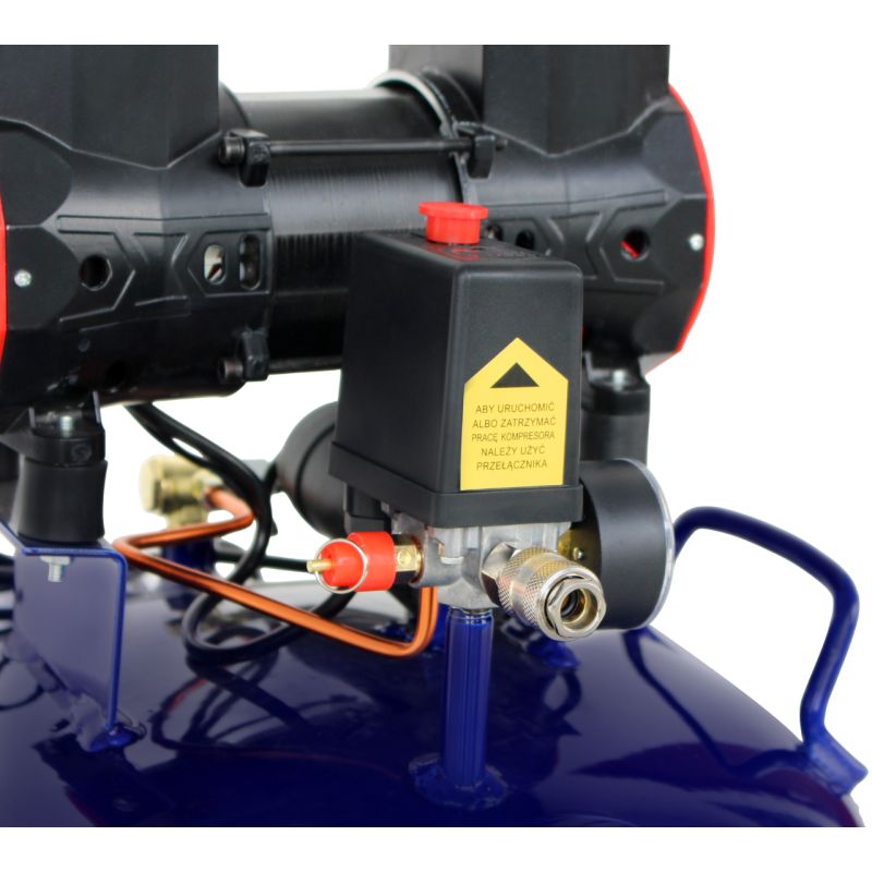 Kompresor bezolejowy niebieski 50L 1500W KD4096