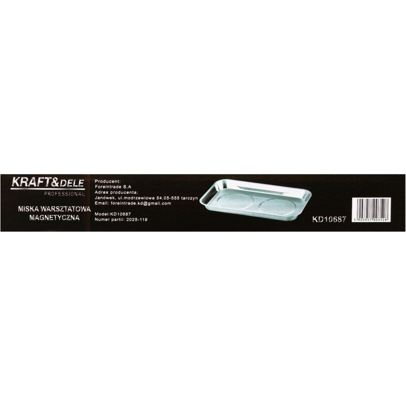 Miska warsztatowa magnetyczna 138x238mm KD10687