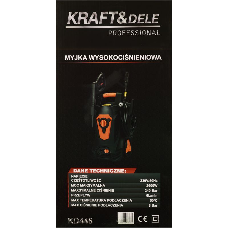 Myjka ciśnieniowa 2000W 200Bar + AKCESORIA KD446