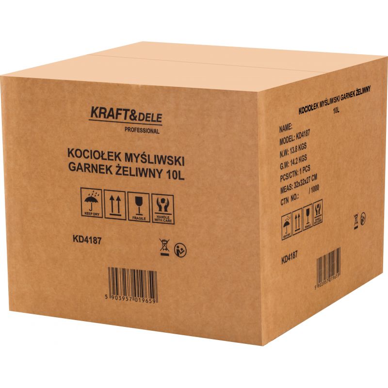 Lovecký kotol / liatinový kotol 10L KD4187