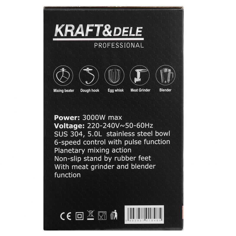 Planetárny kuchynský robot max. 3000W / 5L KD4147