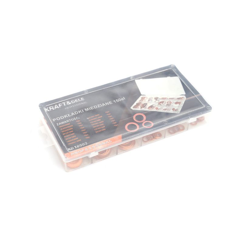 Podkładki miedziane 150 szt. KD10503