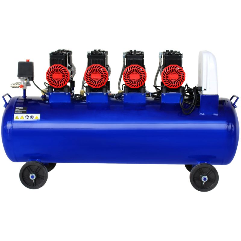 Kompresor bezolejowy niebieski 120L 4 tłoki 400V 7kW KD4095