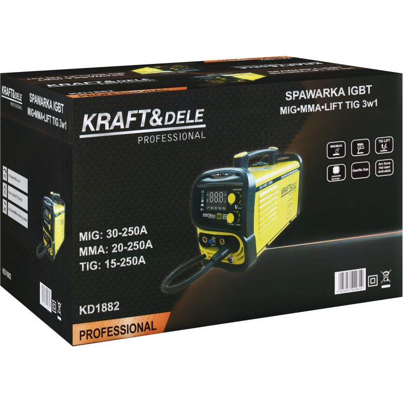 Spawarka igbt - gaz / bez gazu / mig / mma / tig KD1882