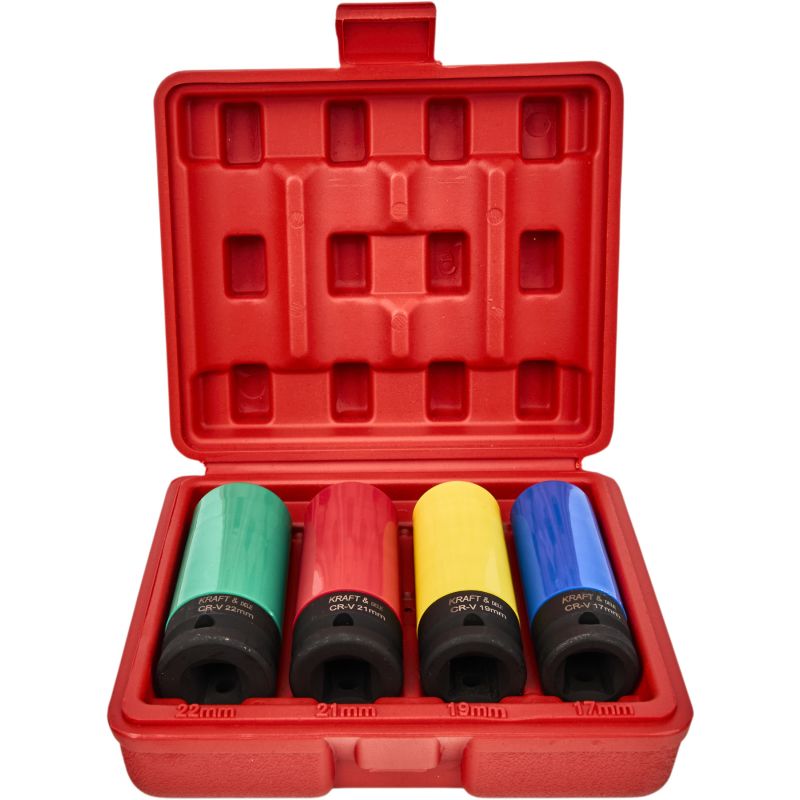 Nasadki udarowe 4el. 1/2" L:79 KD11751