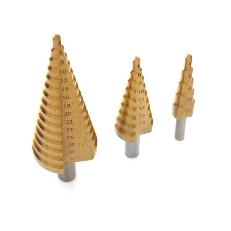 Wiertła stopniowe 4-32mm 3szt. KD10244