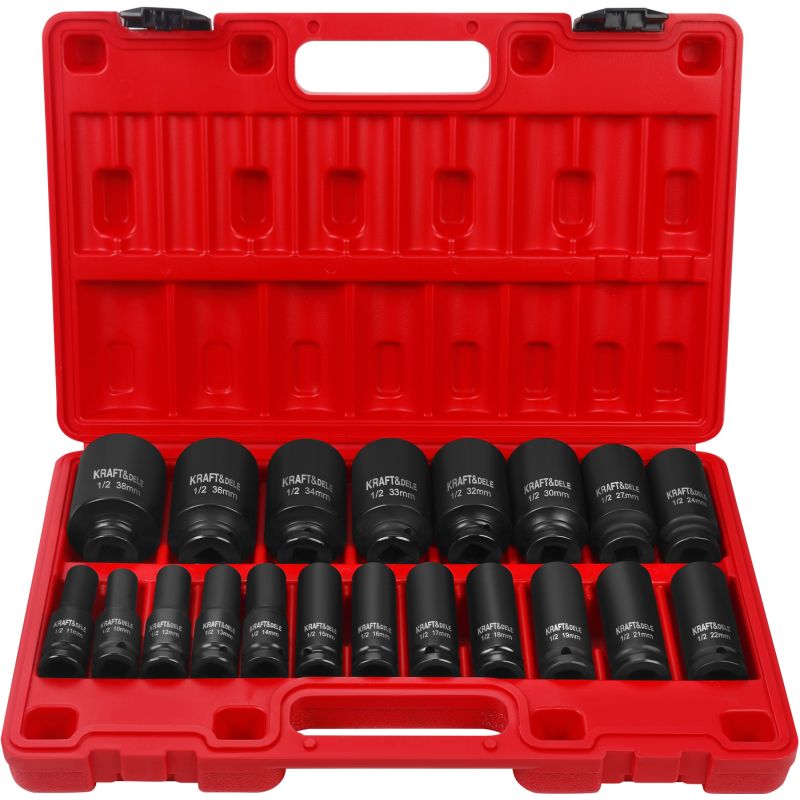 Nasadki udarowe 1/2" 20 szt KD11867