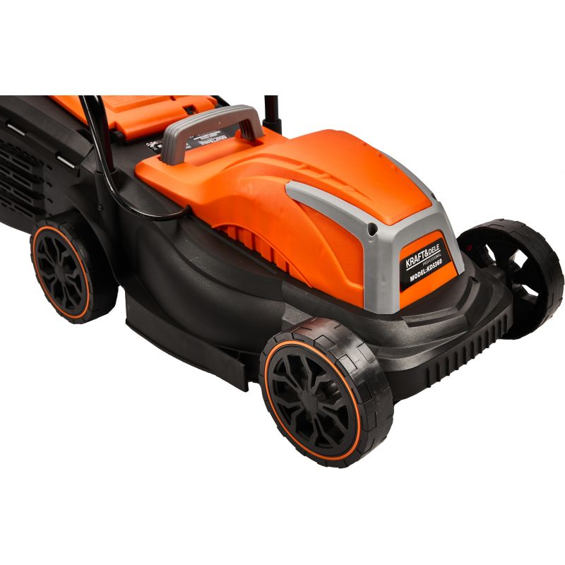 Elektrická kosačka 2400 W, výška kosenia 20/40/60 mm, objem zberného koša 25 l, model KD5360