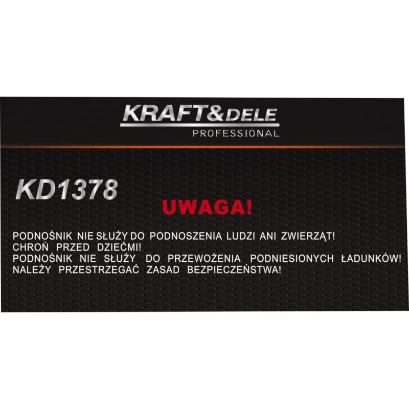 Podnośnik niskoprofilowy 4T KD1378