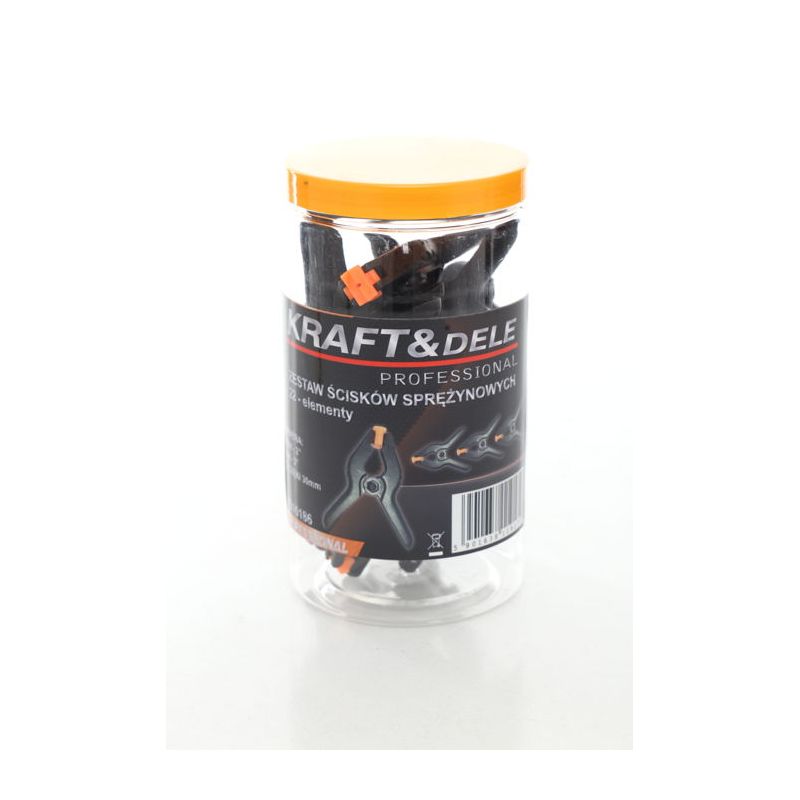 Zestaw ścisków sprężynowych 2/3' KD10186