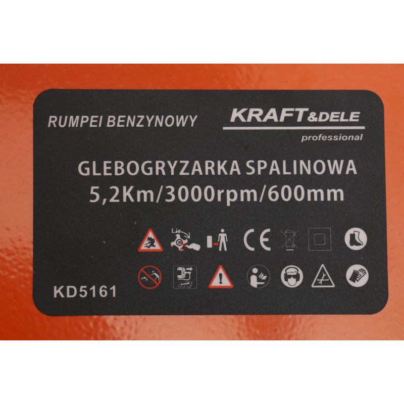 Benzínová kultivátorová fréza 5,2 KM KD5161