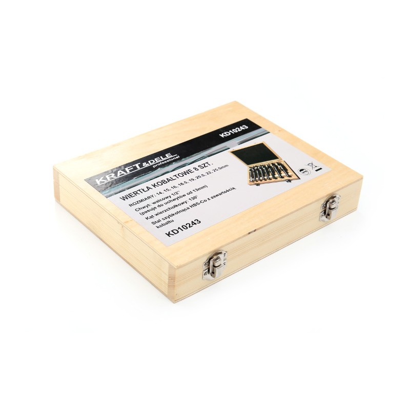 Wiertła kobaltowe 14-25,5mm KD10243