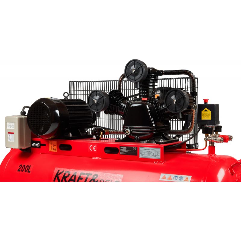 Kompresor Olejowy 200L 3 Tłoki 400V KD408