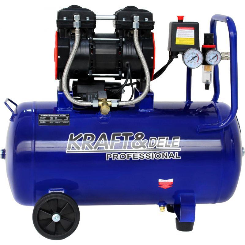 Bezolejový kompresor 50L, 1500W, 290L/min, KD4052