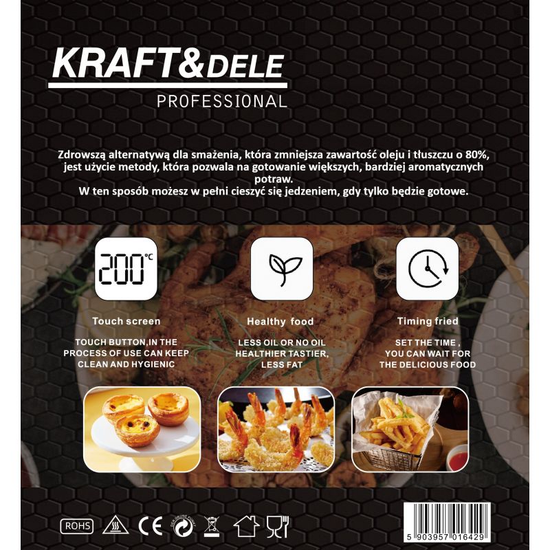 Bezolejová fritéza Airfryer 6 l, model KD4108