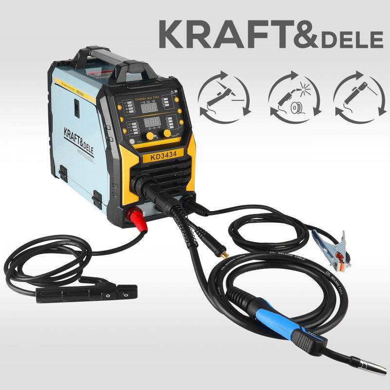 Spawarka inwertorowa MIG Flux MMA TigLift SYNERGIA KD3434