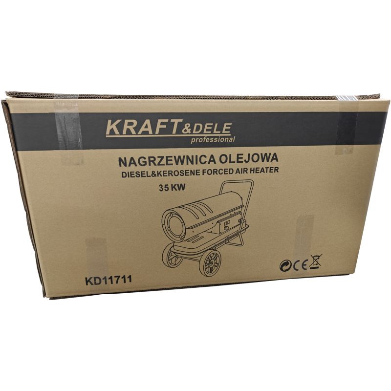 Nagrzewnica olejowa 35kW termostat KD11711