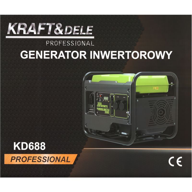 Invertorový generátor 4,5 kW / 4,85 kW KD688