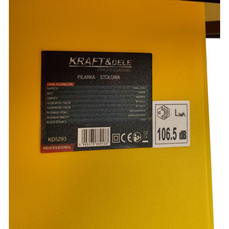 Pilarka stołowa tarczowa 2900W KD5293